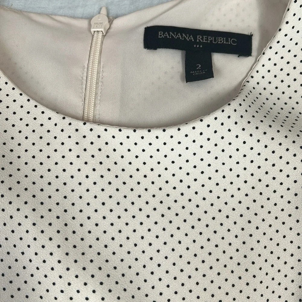 Banana Republic Factory Polka dot dress size 2 - Picture 4 of 6